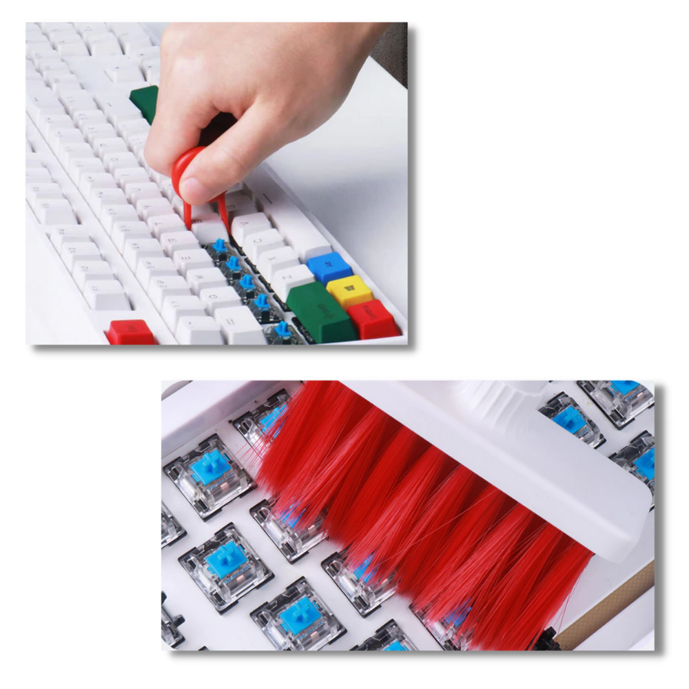 Nettoyeur de clavier et d'écouteurs 5-en-1