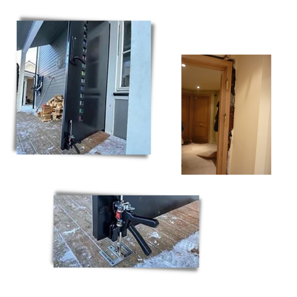 Cric de porte à économie de main-d'œuvre