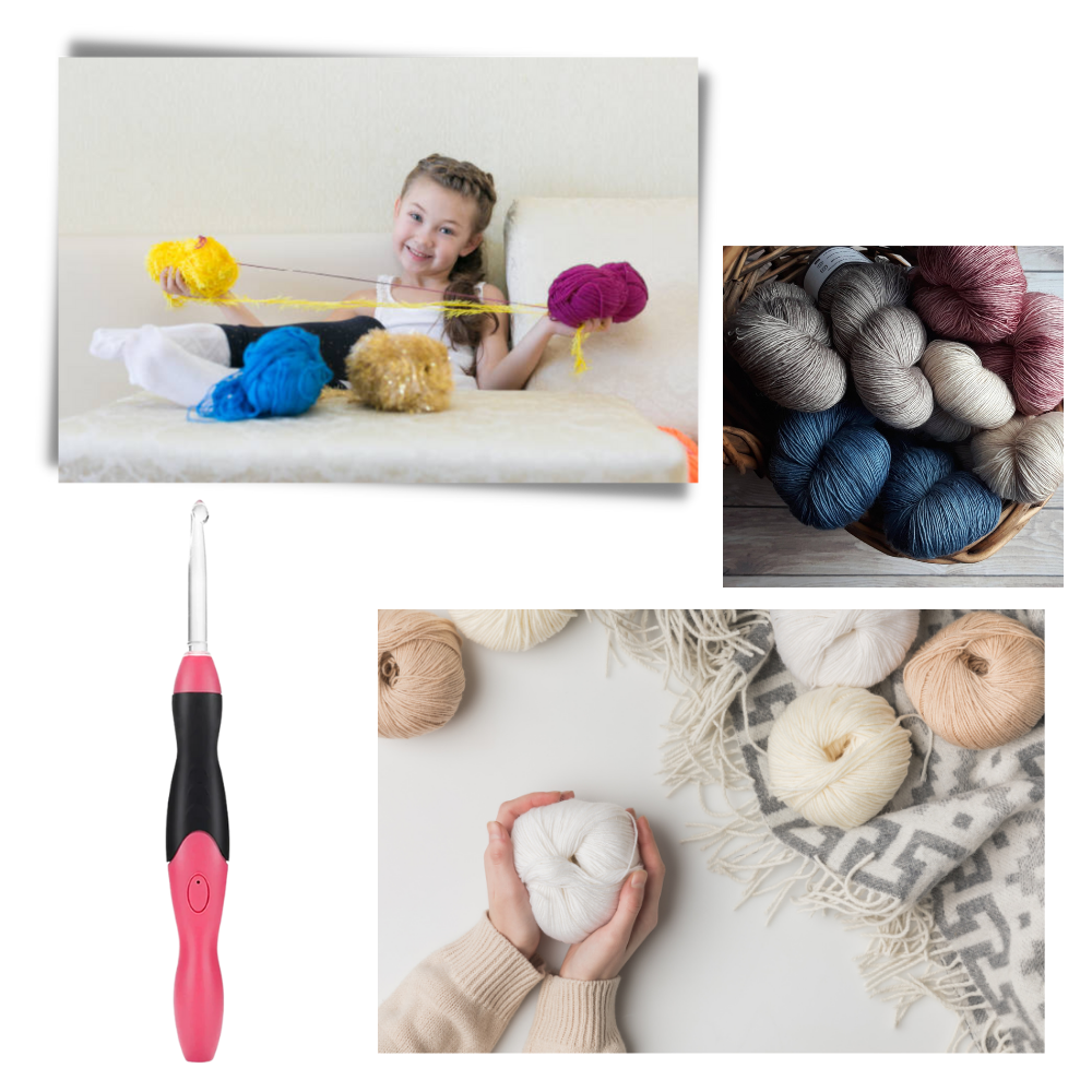 Ensemble de crochets ergonomiques à LED