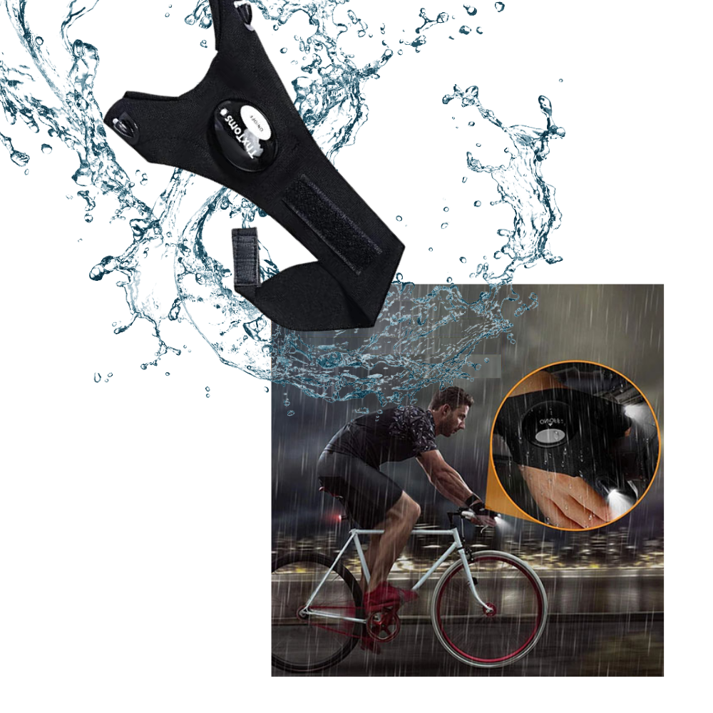 Paire de gants à LED avec lumières étanches