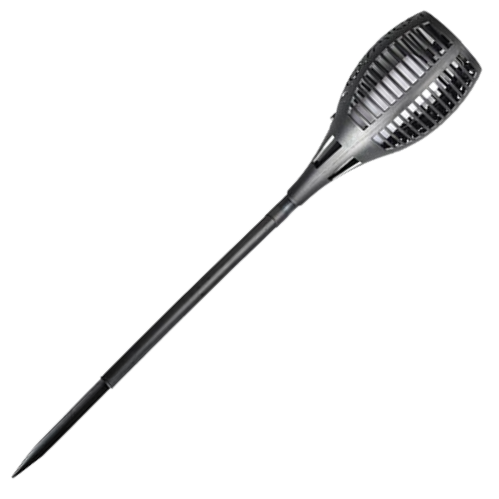 Lampe torche solaire à LED avec flamme