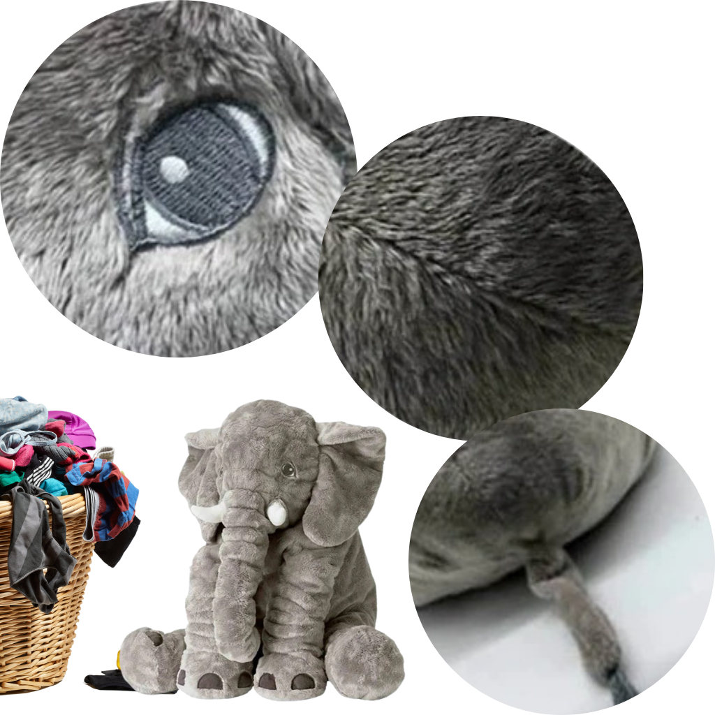 Grande éléphant en peluche