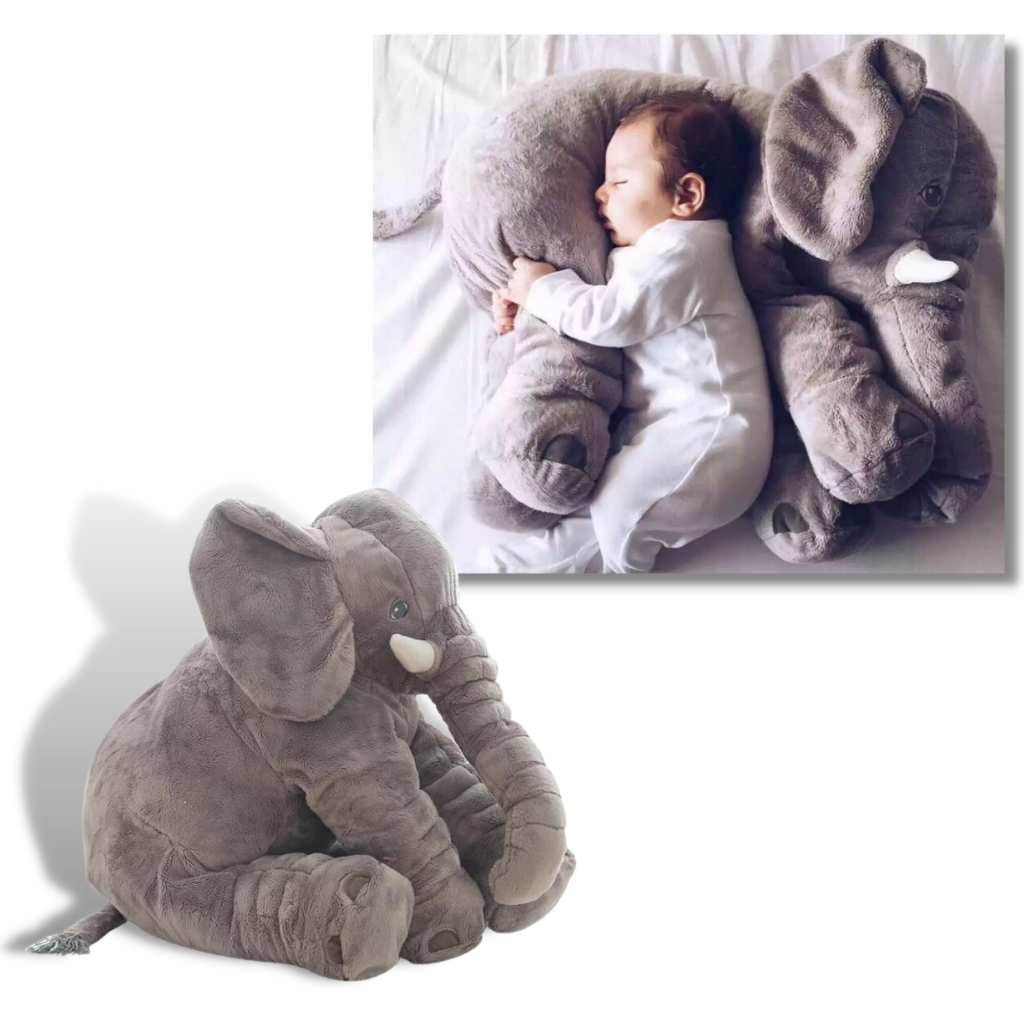 Grande éléphant en peluche