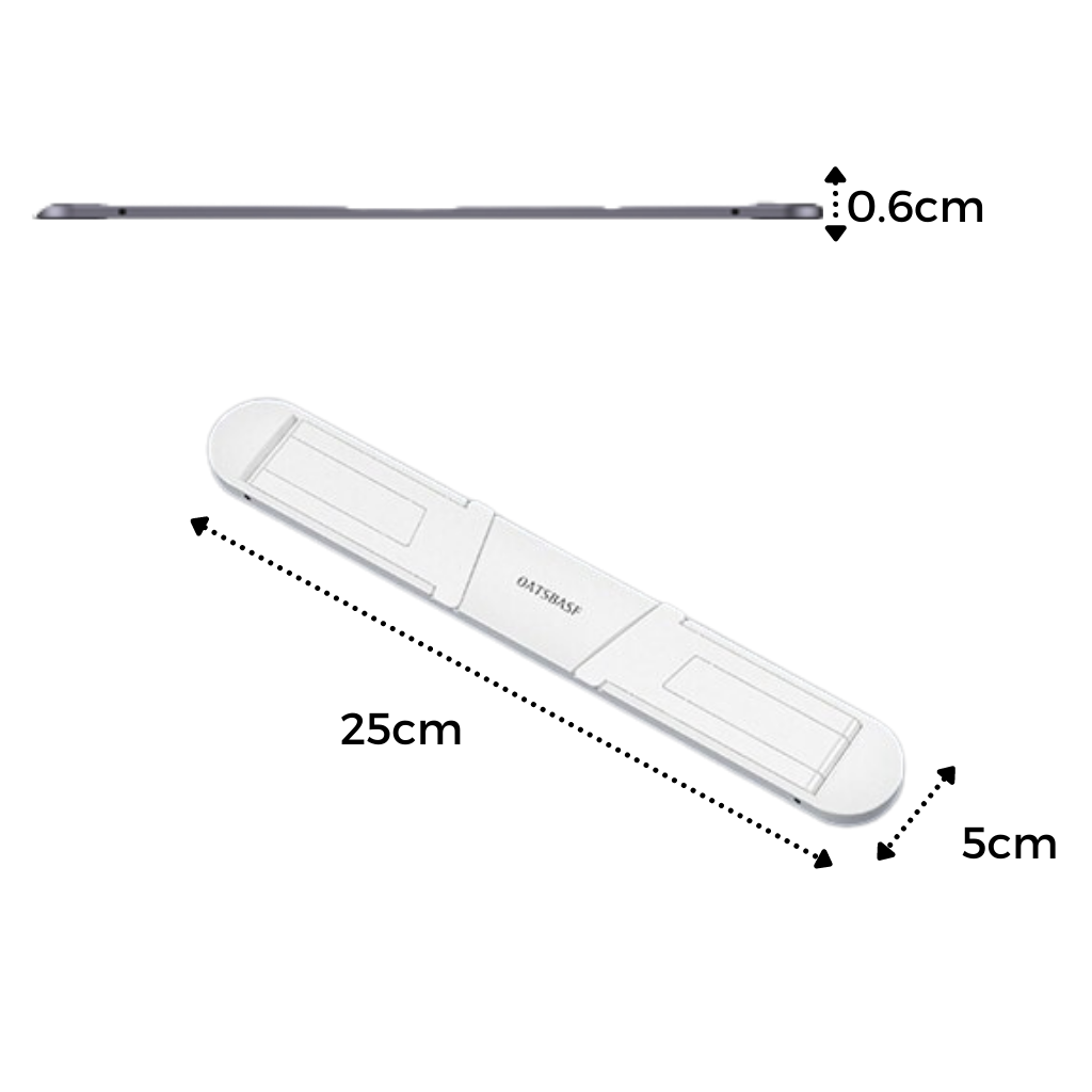 Support d'ordinateur portable léger et invisible en aluminium