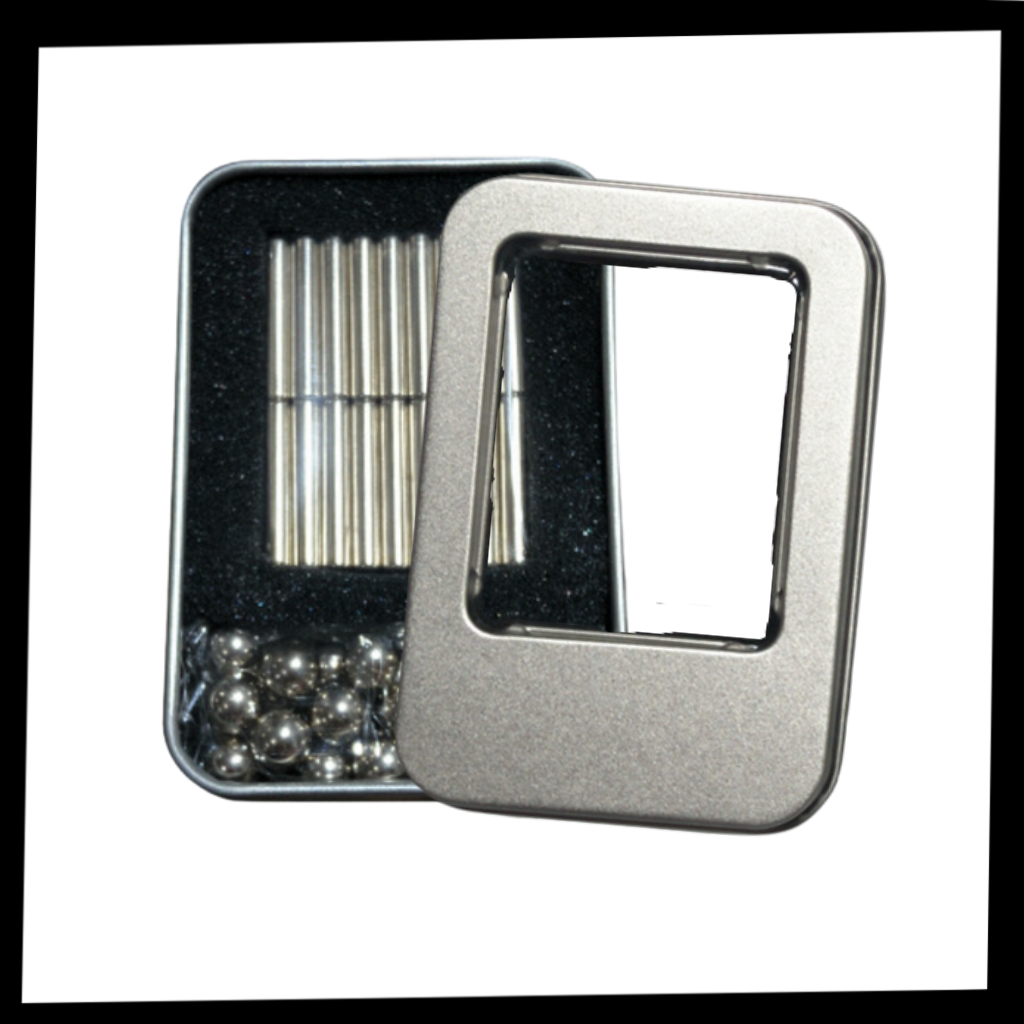 Bâtons et billes de construction magnétiques