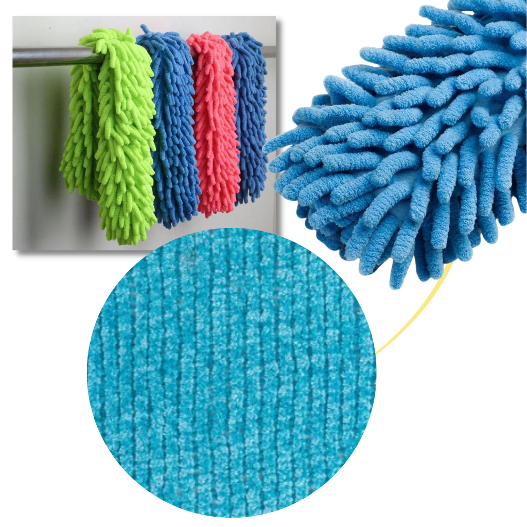 Plumeau flexible en microfibres