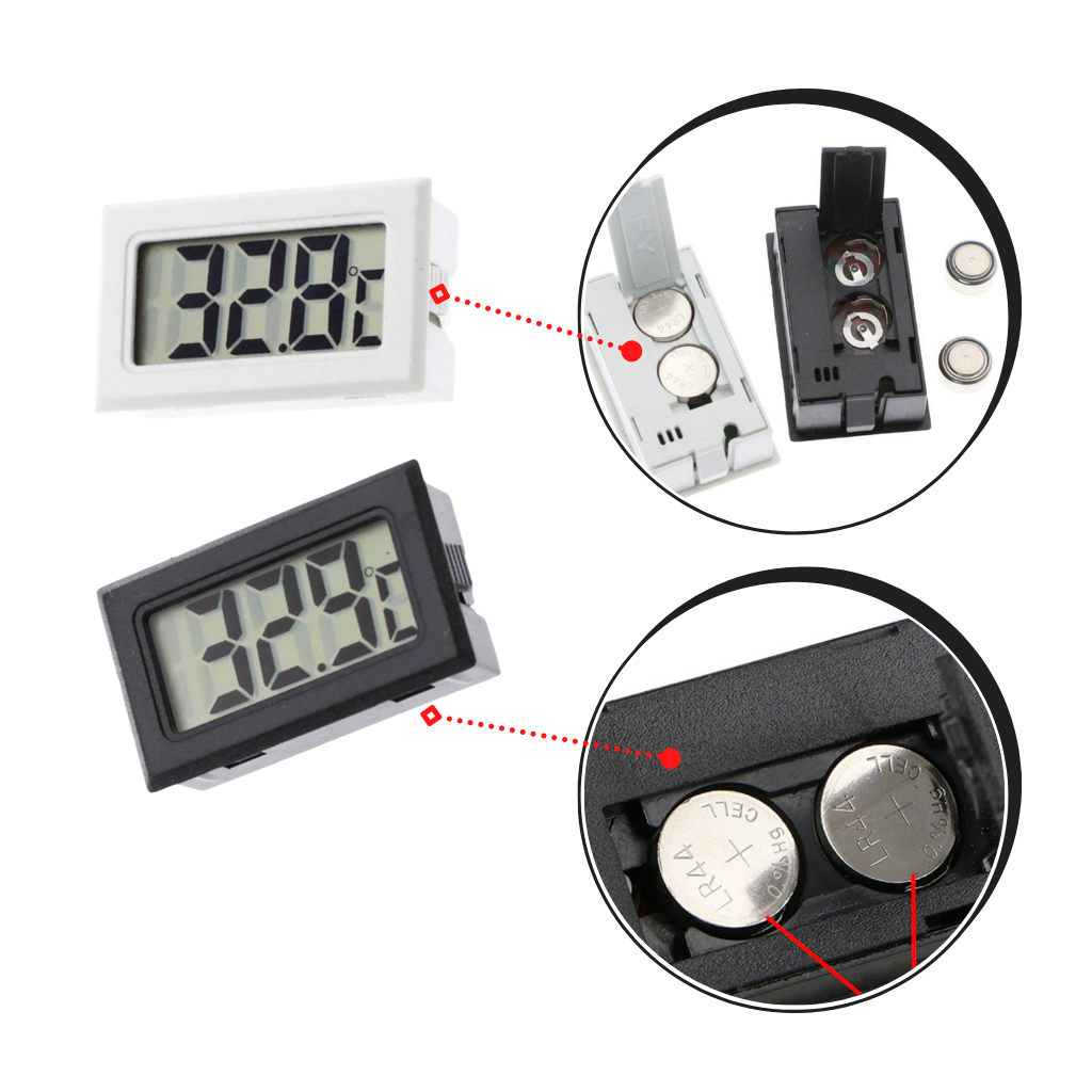 Mini thermomètre hygromètre digital LCD