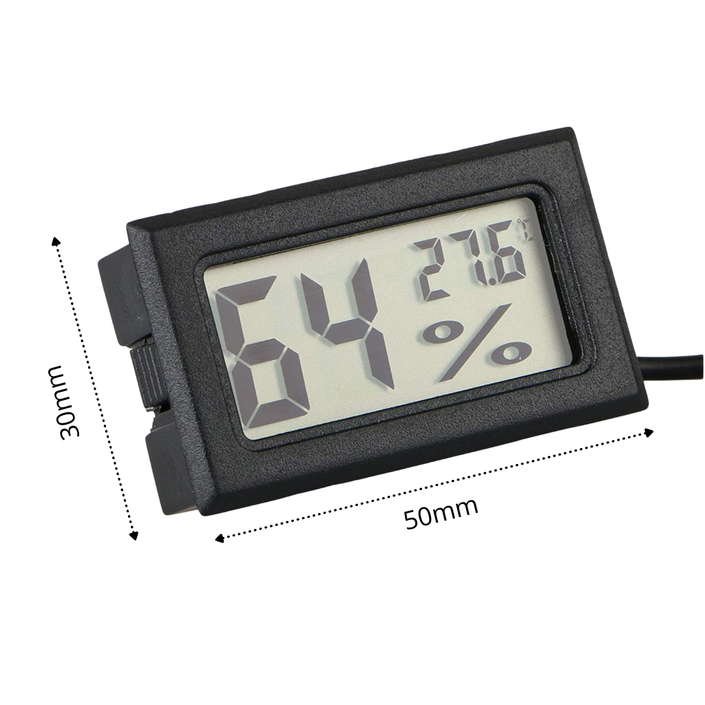 Mini thermomètre hygromètre digital LCD
