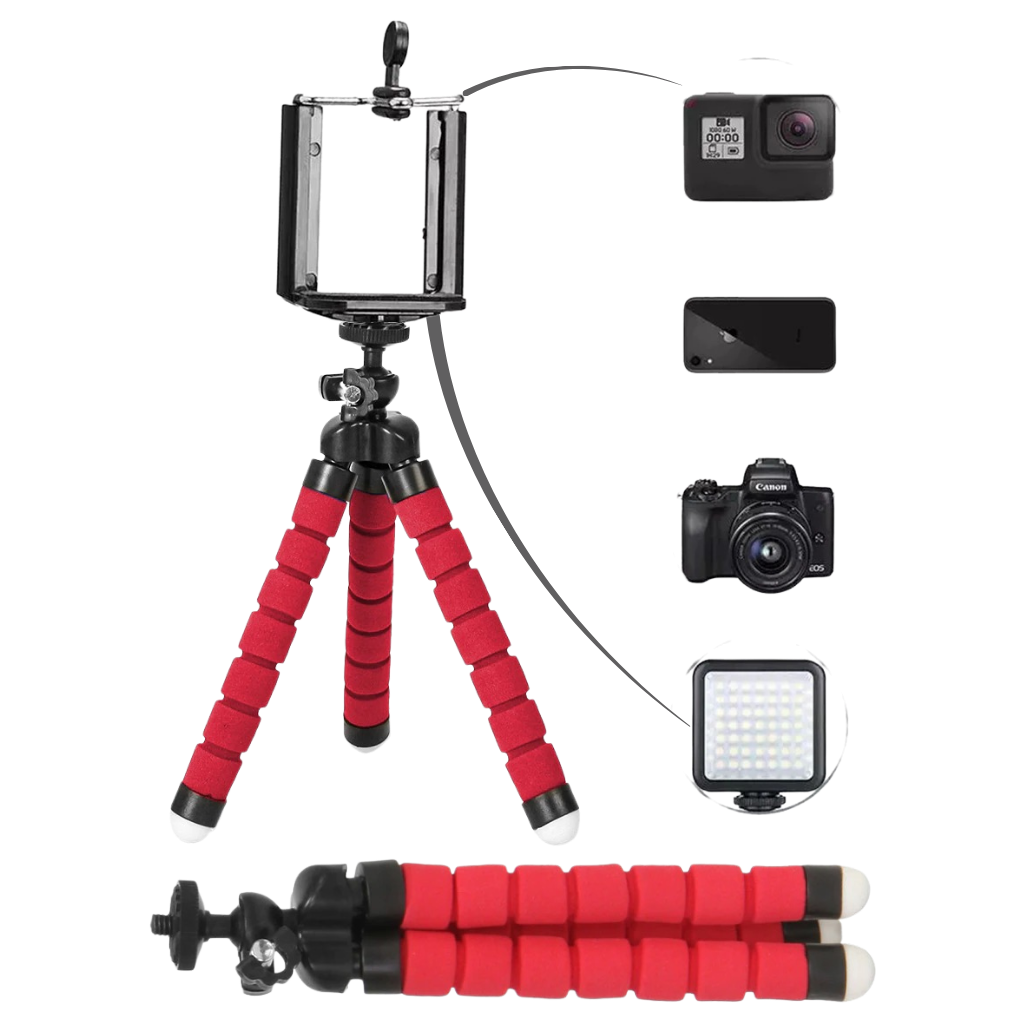 Mini trépied flexible pour téléphone