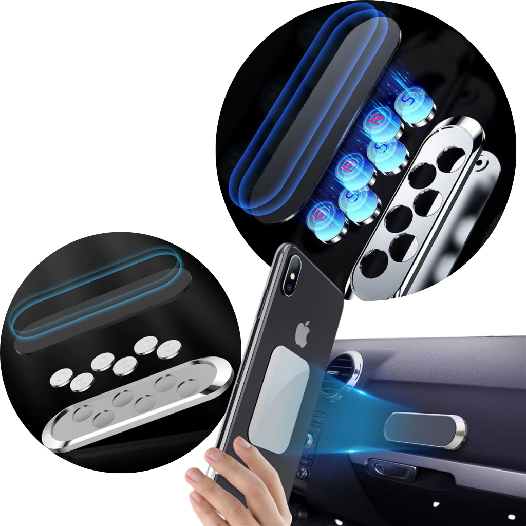 Mini support magnétique pour téléphone