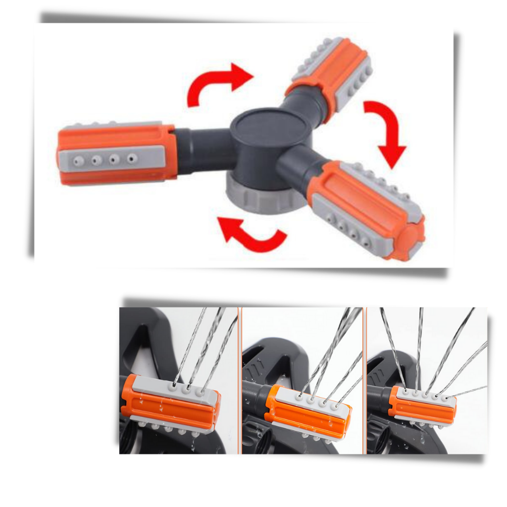 Dispositif d'arrosage réglable à 360