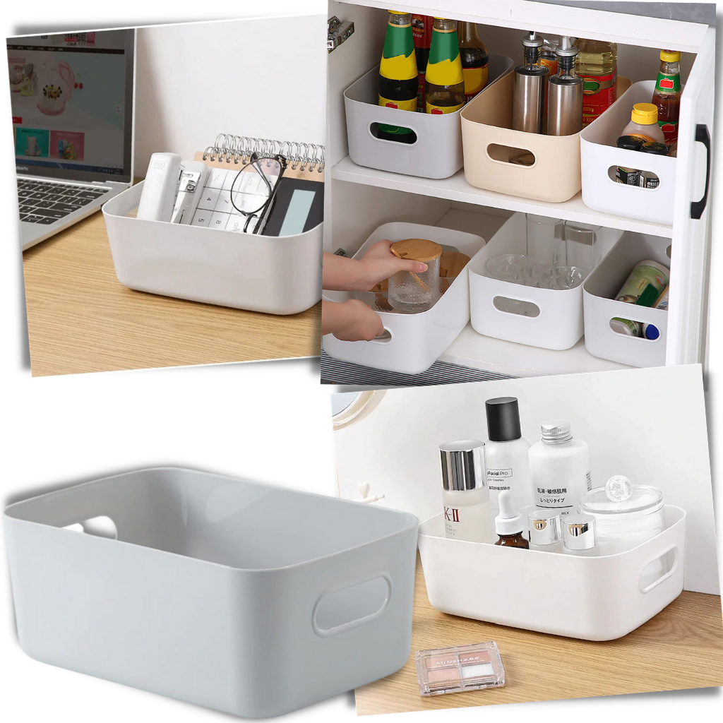 Panier de rangement polyvalent en plastique