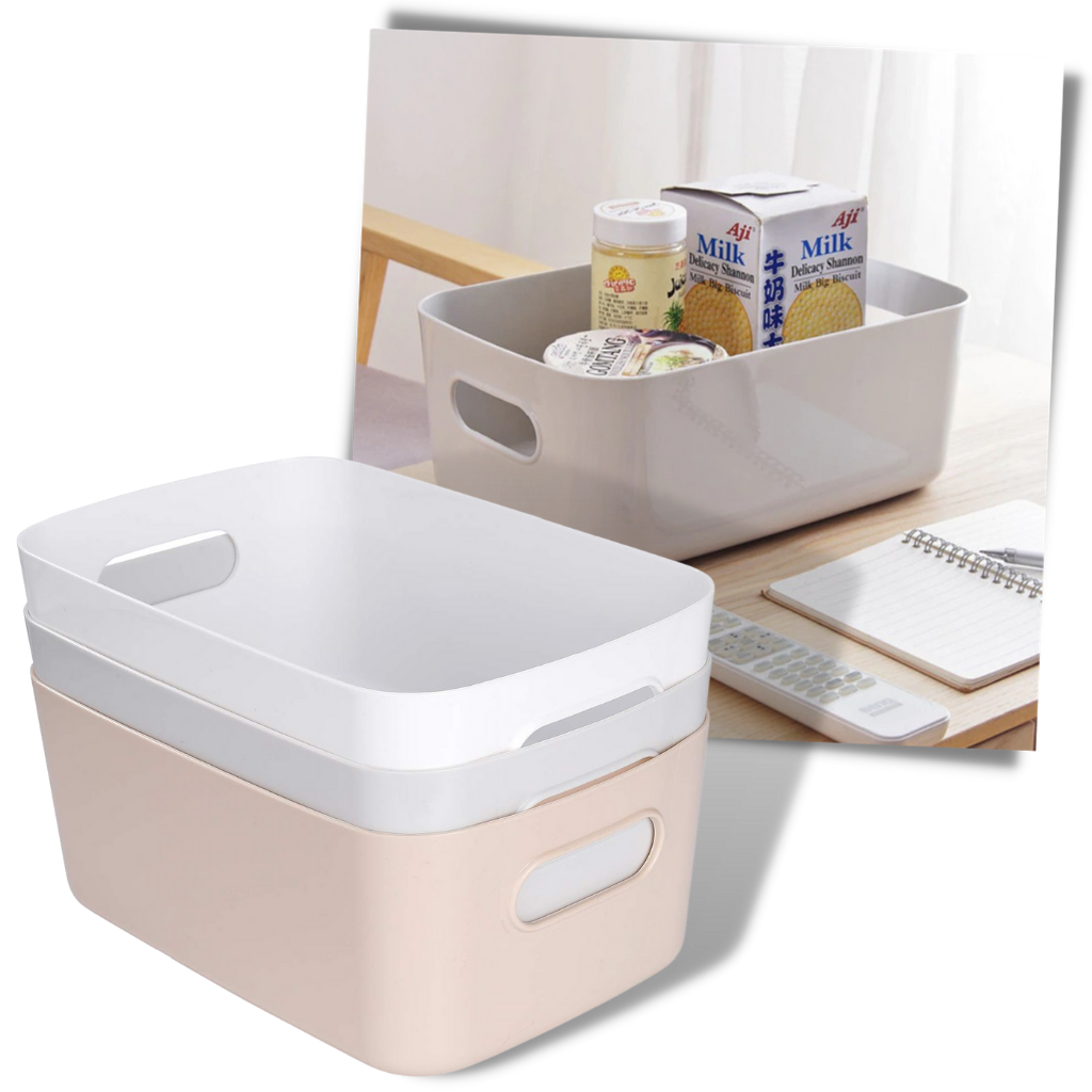 Panier de rangement polyvalent en plastique