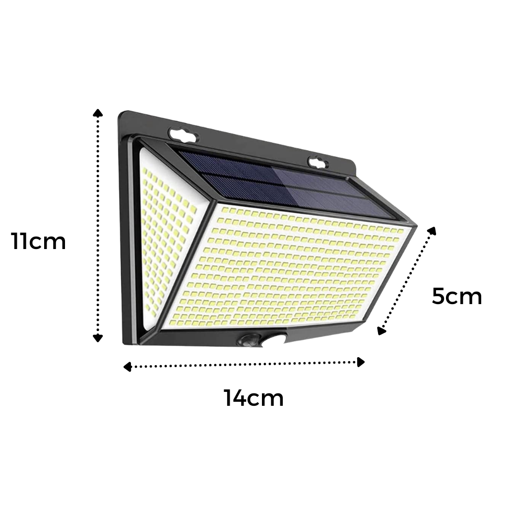 Lampe solaire d'extérieure 468 LED