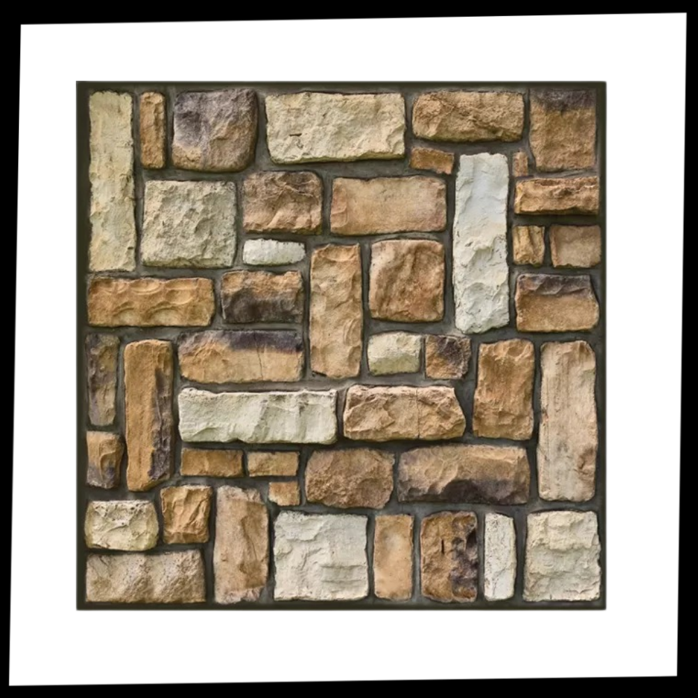 Carreaux muraux en mousse 3D à décoller et à coller