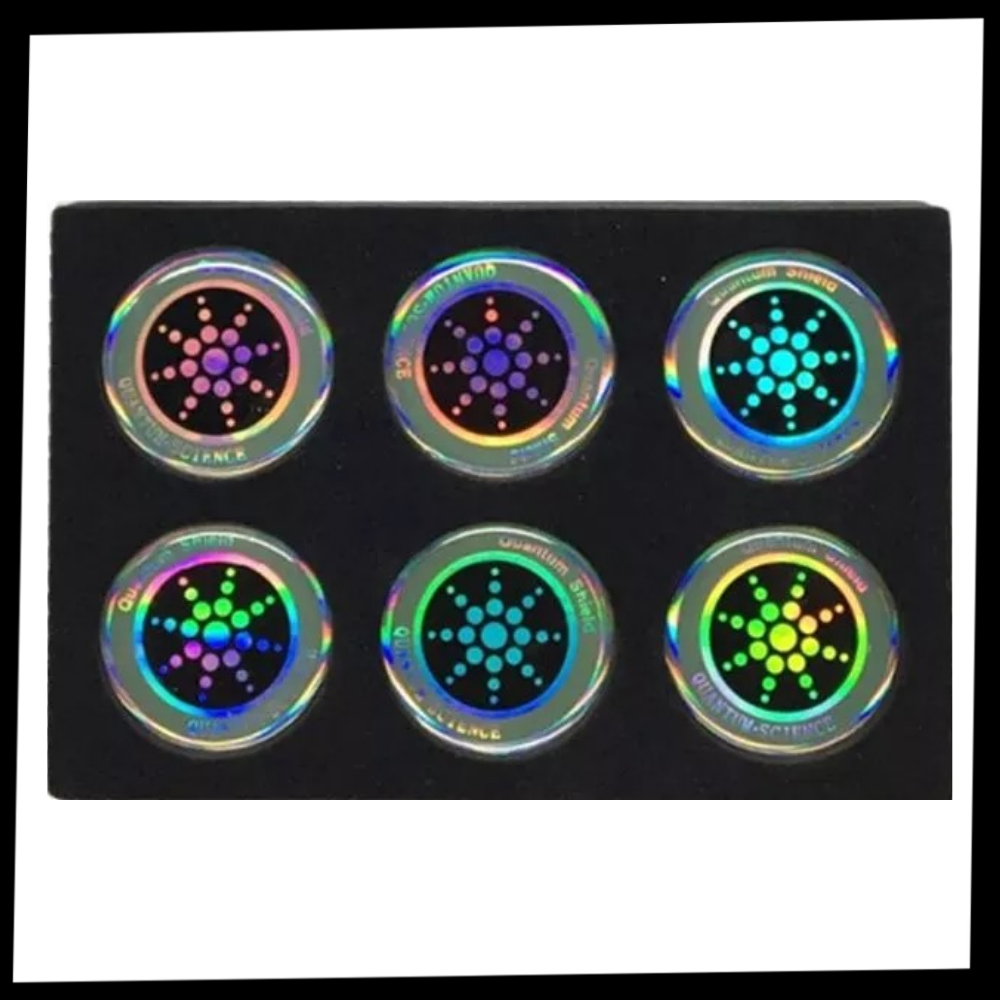 Lot de 6 autocollants anti-radiation