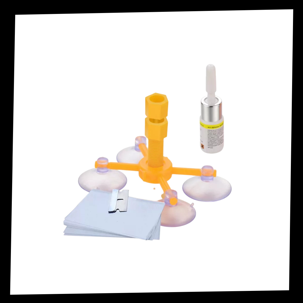 Kit de réparation du verre du pare-brise