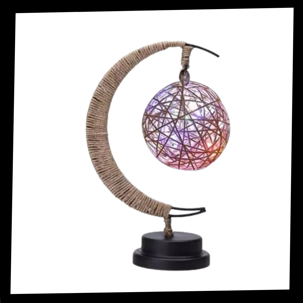Lampe led "Lune" enchantée