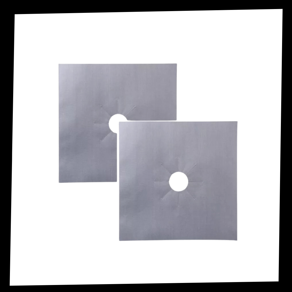 Couverture de protection pour cuisinière à gaz (lot de 2)