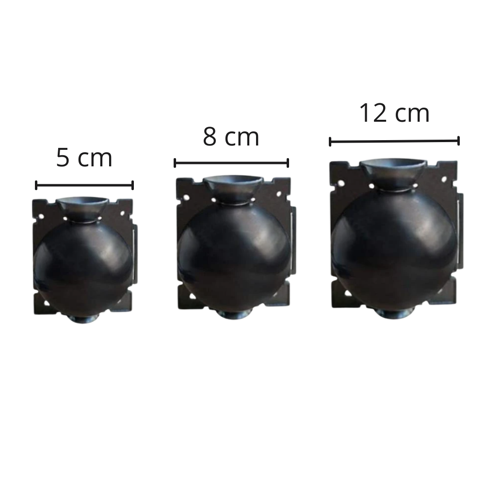 Lot de 3 boîtes à plantes pour la stratification de l'air