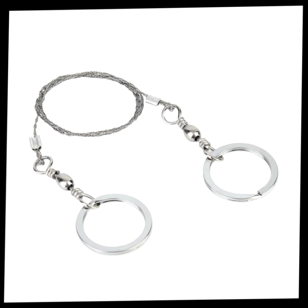 Scie à fil d'acier portative