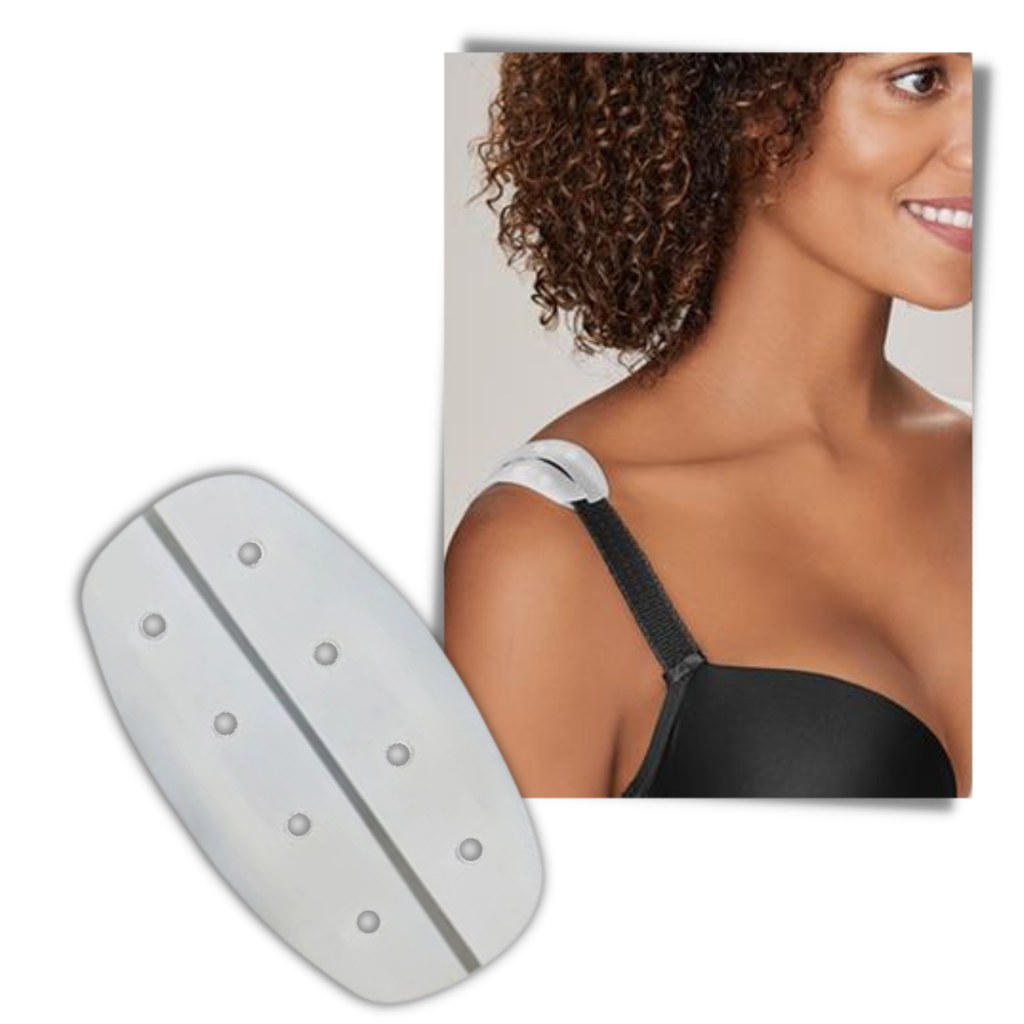 1 paire de protège-bretelles en silicone antidérapant pour soutien-gorge