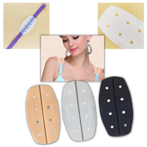 1 paire de protège-bretelles en silicone antidérapant pour soutien-gorge