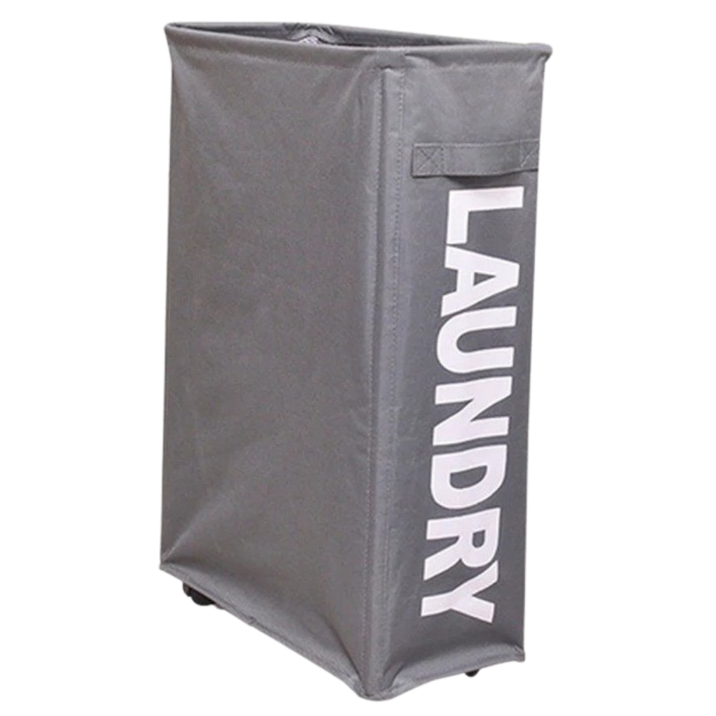 Panier à linge portable à roulettes