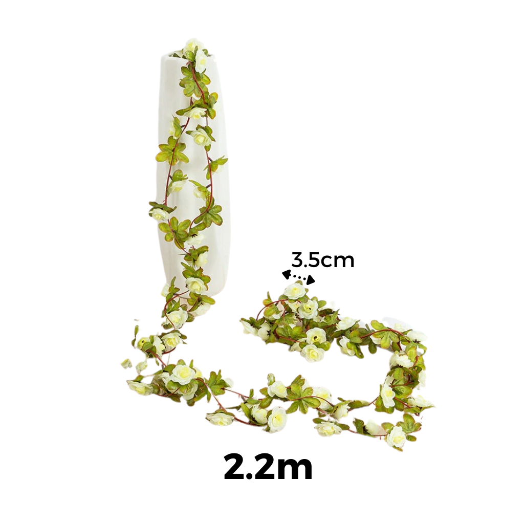 Guirlande de roses artificielles