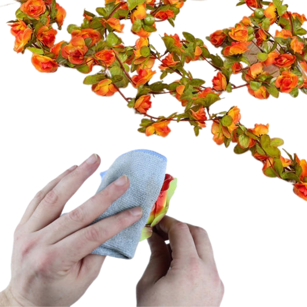 Guirlande de roses artificielles