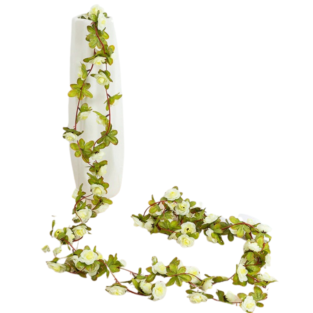 Guirlande de roses artificielles