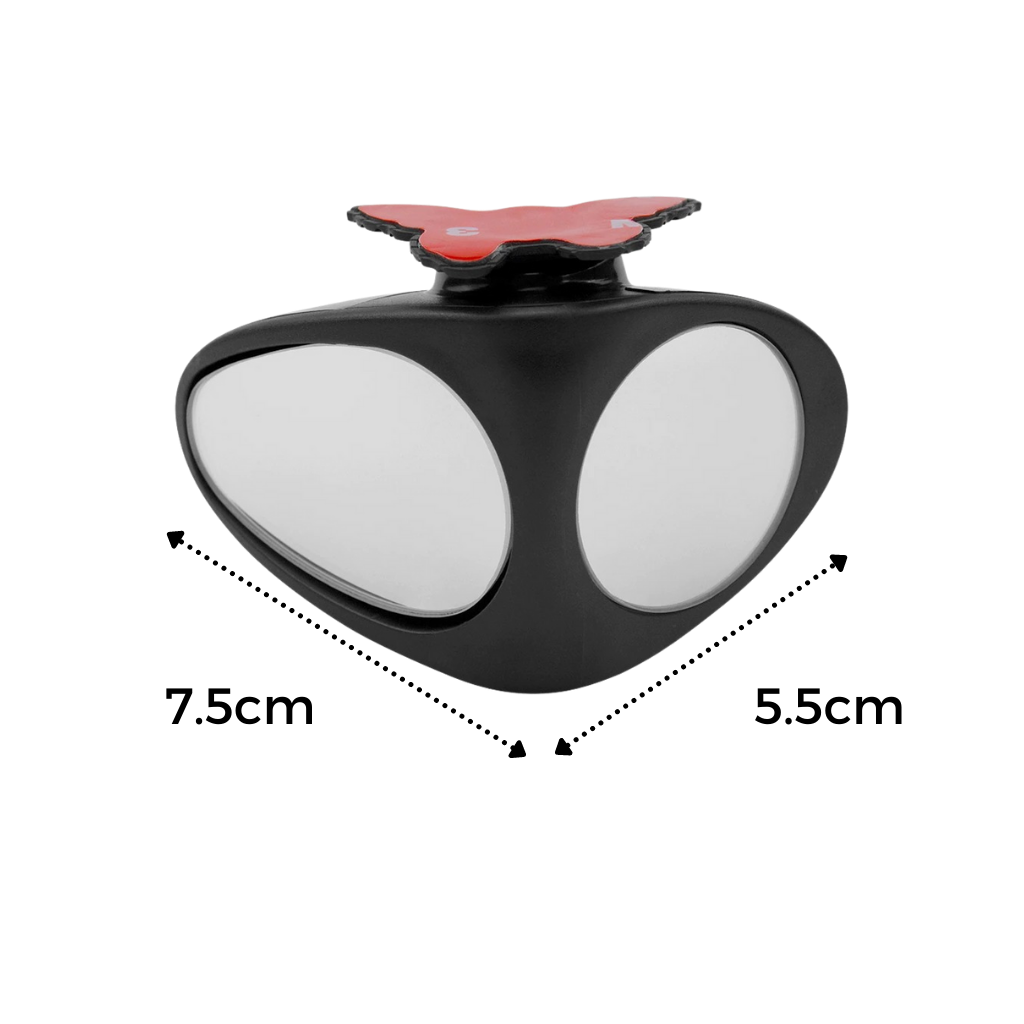 Rétroviseur d'angle mort rotatif à 2 côtés