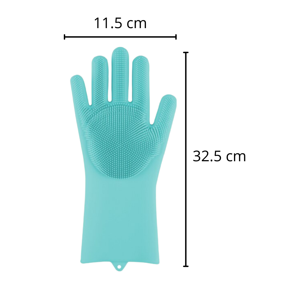 Gants de vaisselle en silicone à usages multiples