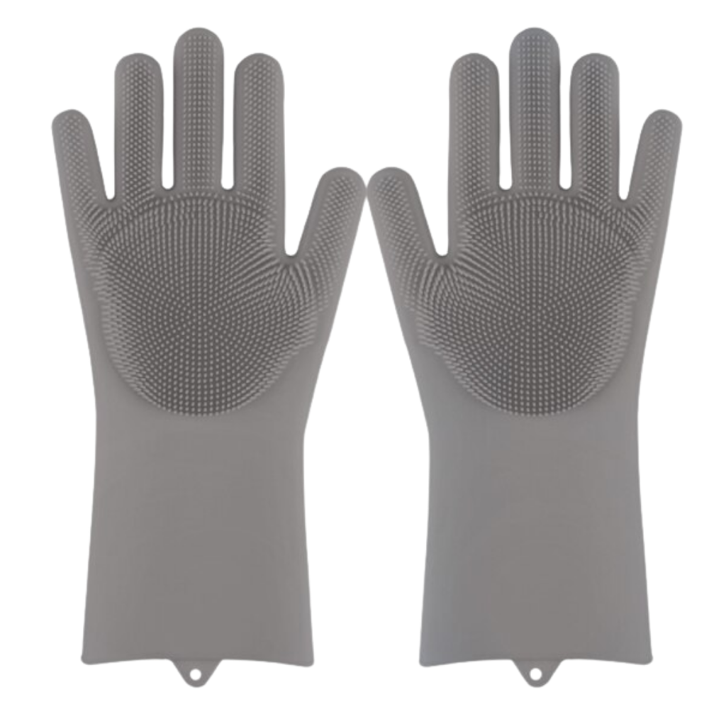 Gants de vaisselle en silicone à usages multiples