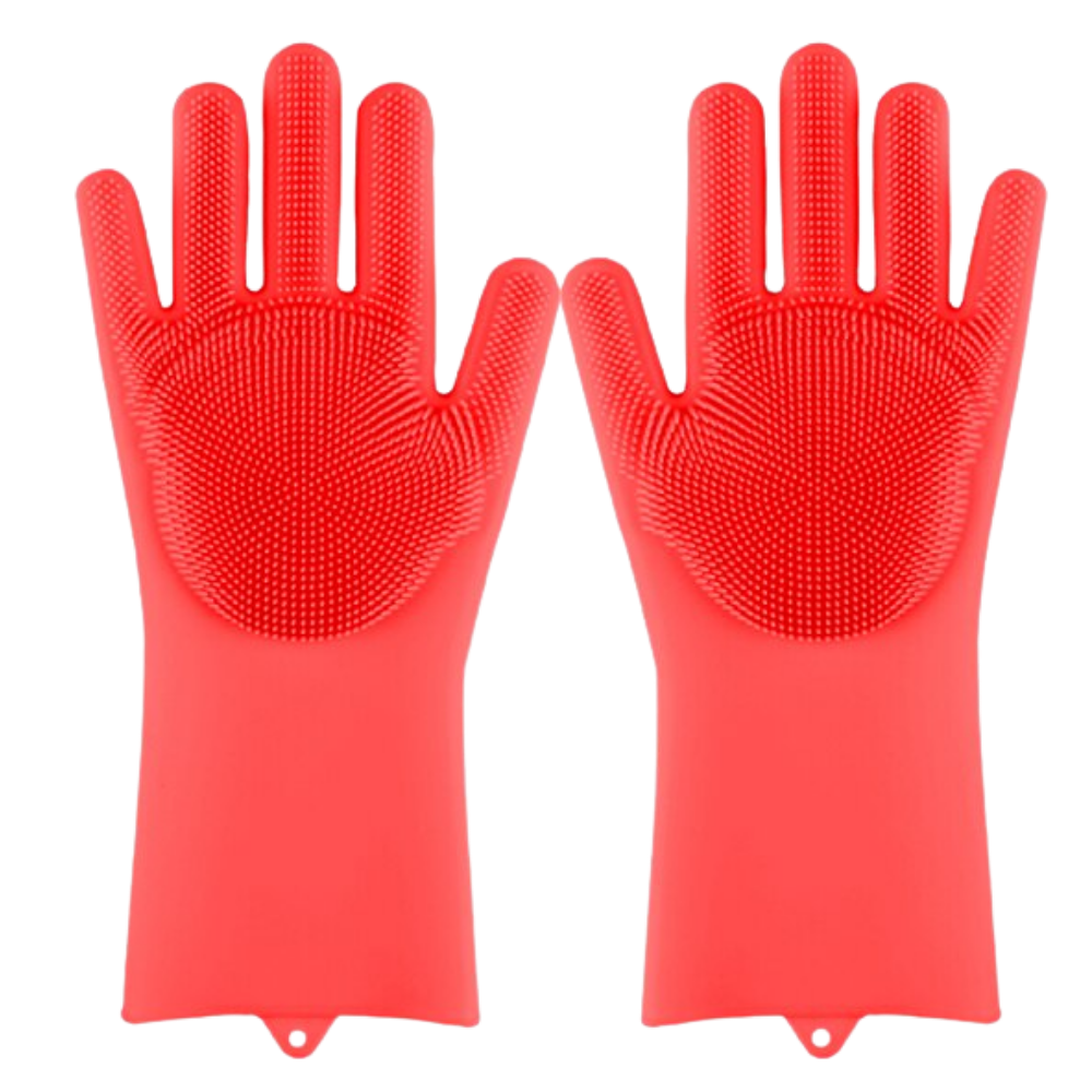 Gants de vaisselle en silicone à usages multiples