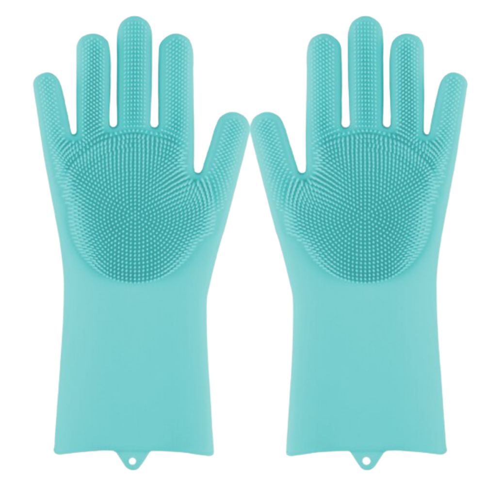 Gants de vaisselle en silicone à usages multiples