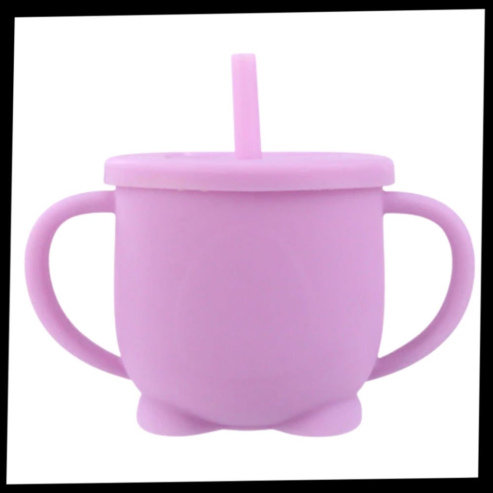 Tasse à bec en silicone pour bébés