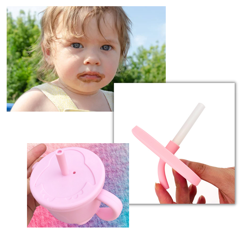 Tasse à bec en silicone pour bébés