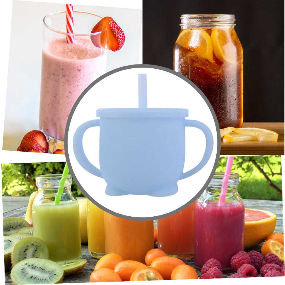 Tasse à bec en silicone pour bébés