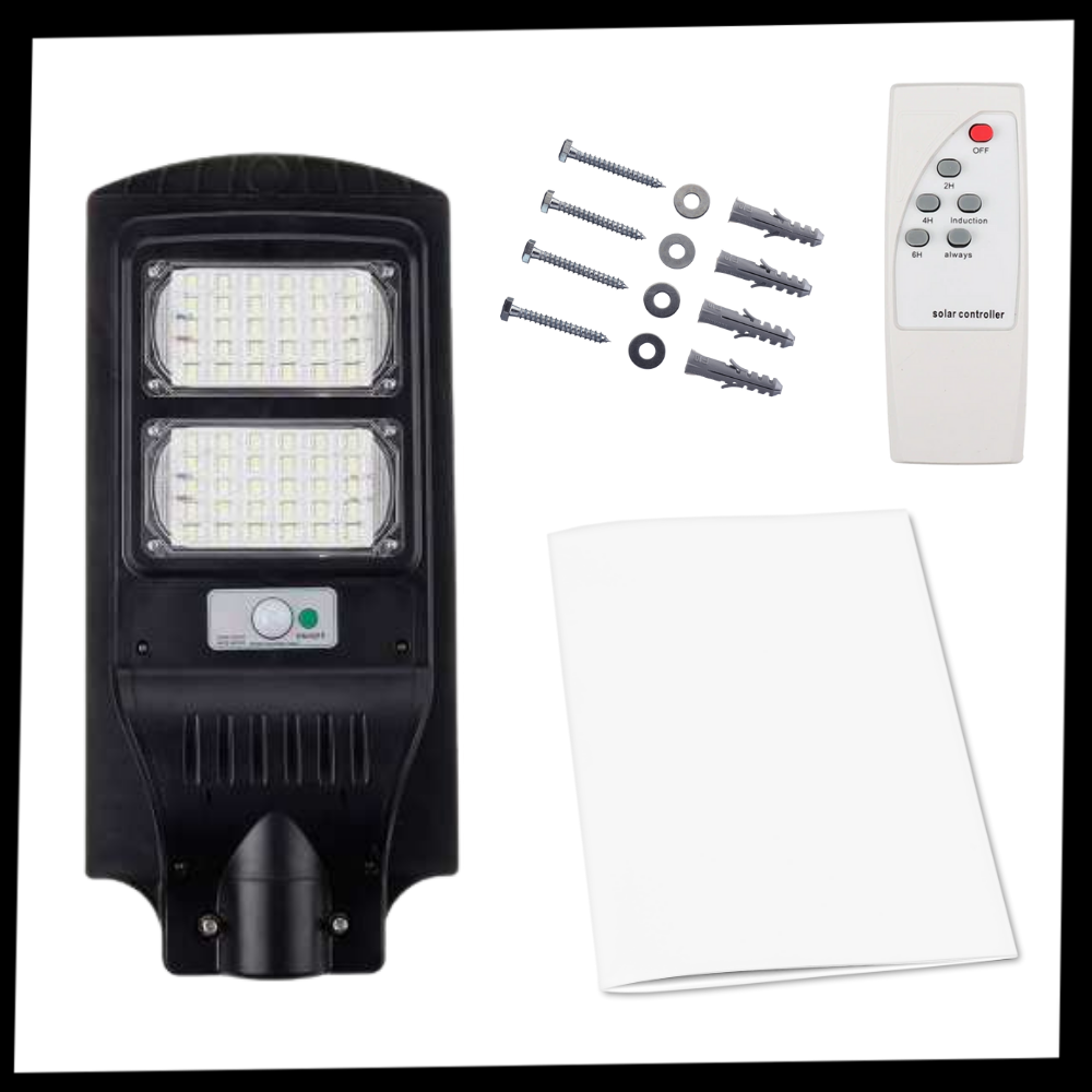 LED d'extérieur à énergie solaire avec détection de mouvement