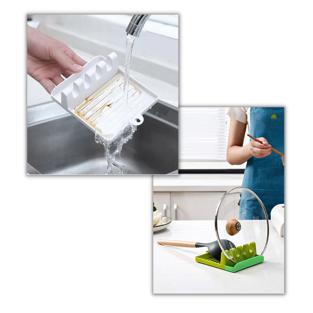 Support d'ustensiles pour spatules et cuillères