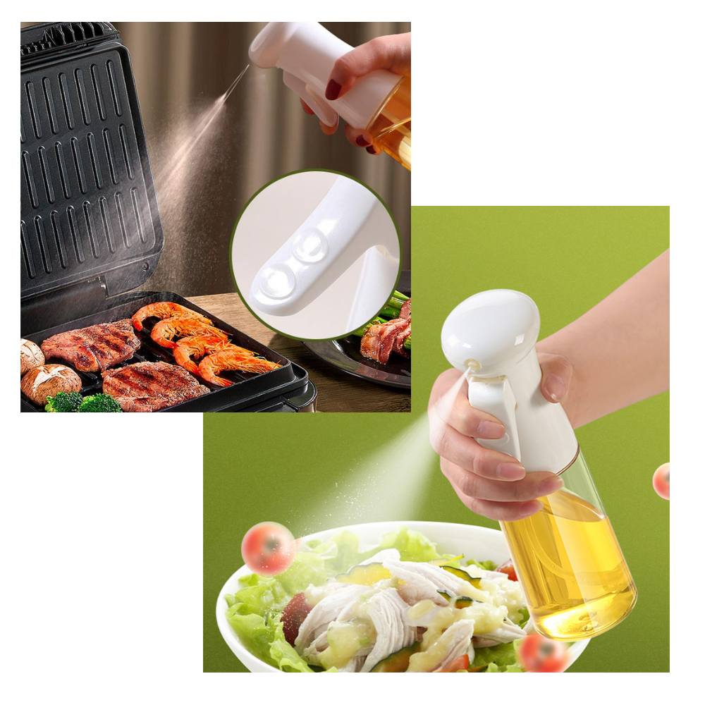 Bouteille de pulvérisation d'huile à pression