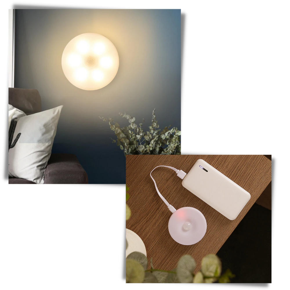 Lumière LED avec détecteur de mouvement