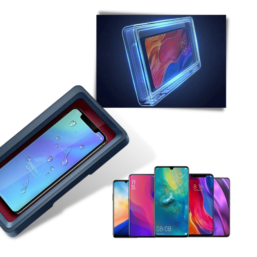 Support mural étanche pour téléphone