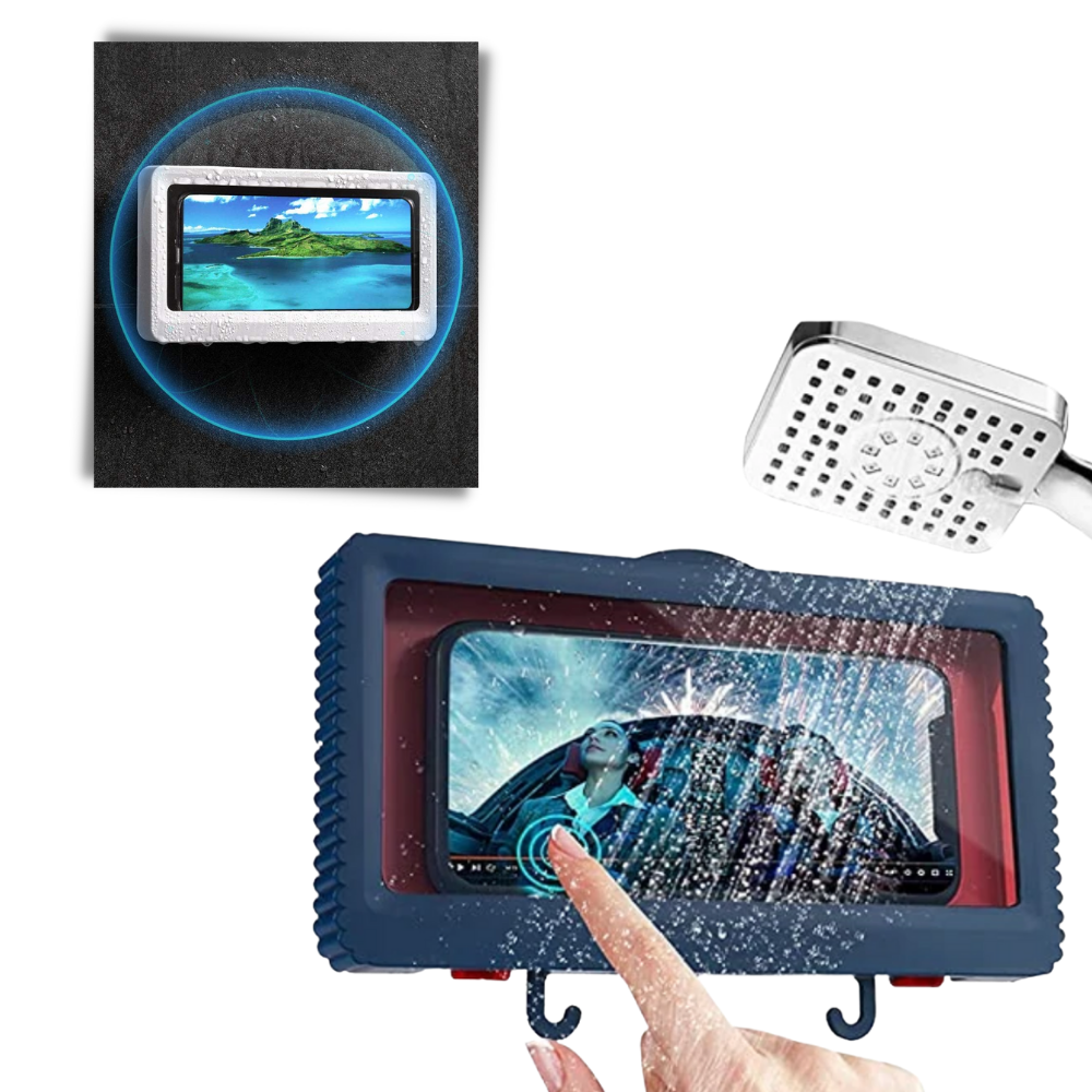 Support mural étanche pour téléphone