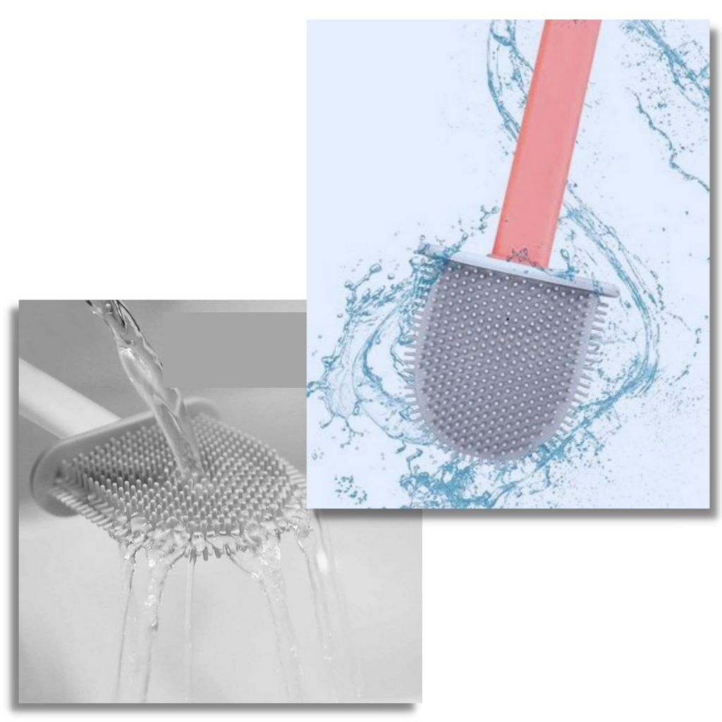 Brosse de toilette en silicone