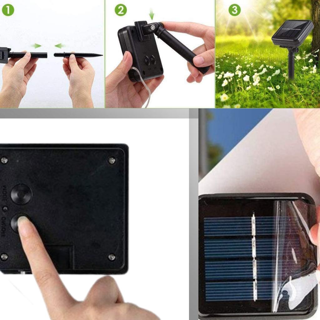 Guirlande solaire à LED