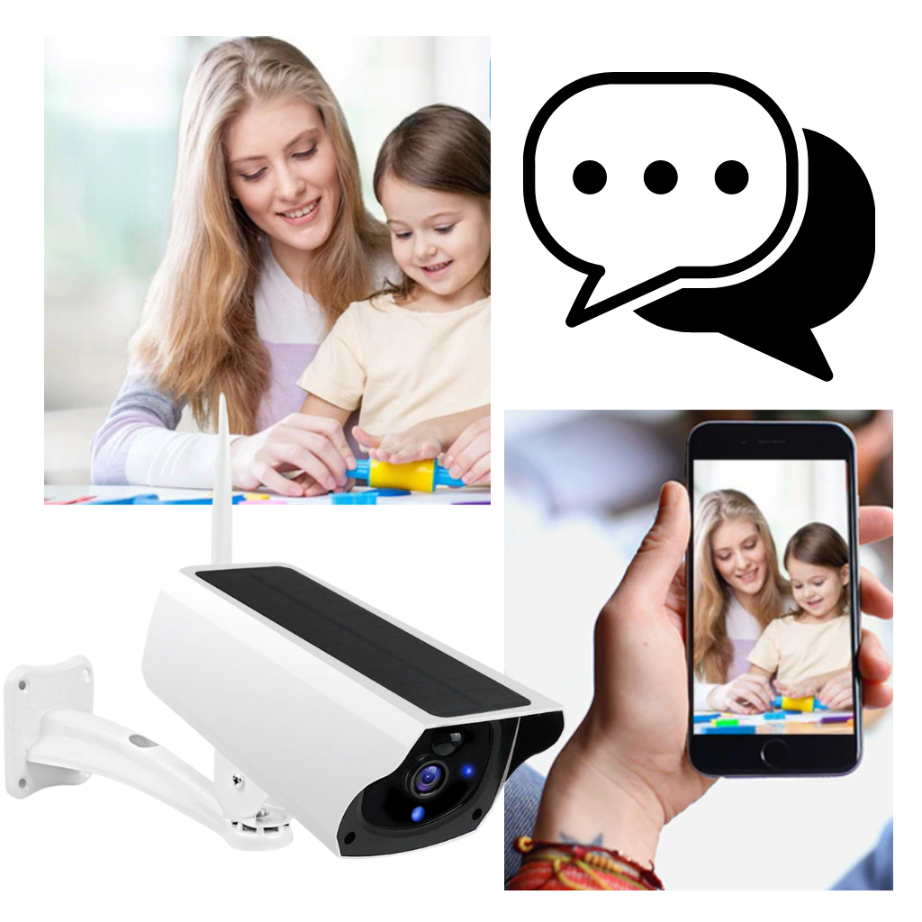 Caméra de surveillance solaire