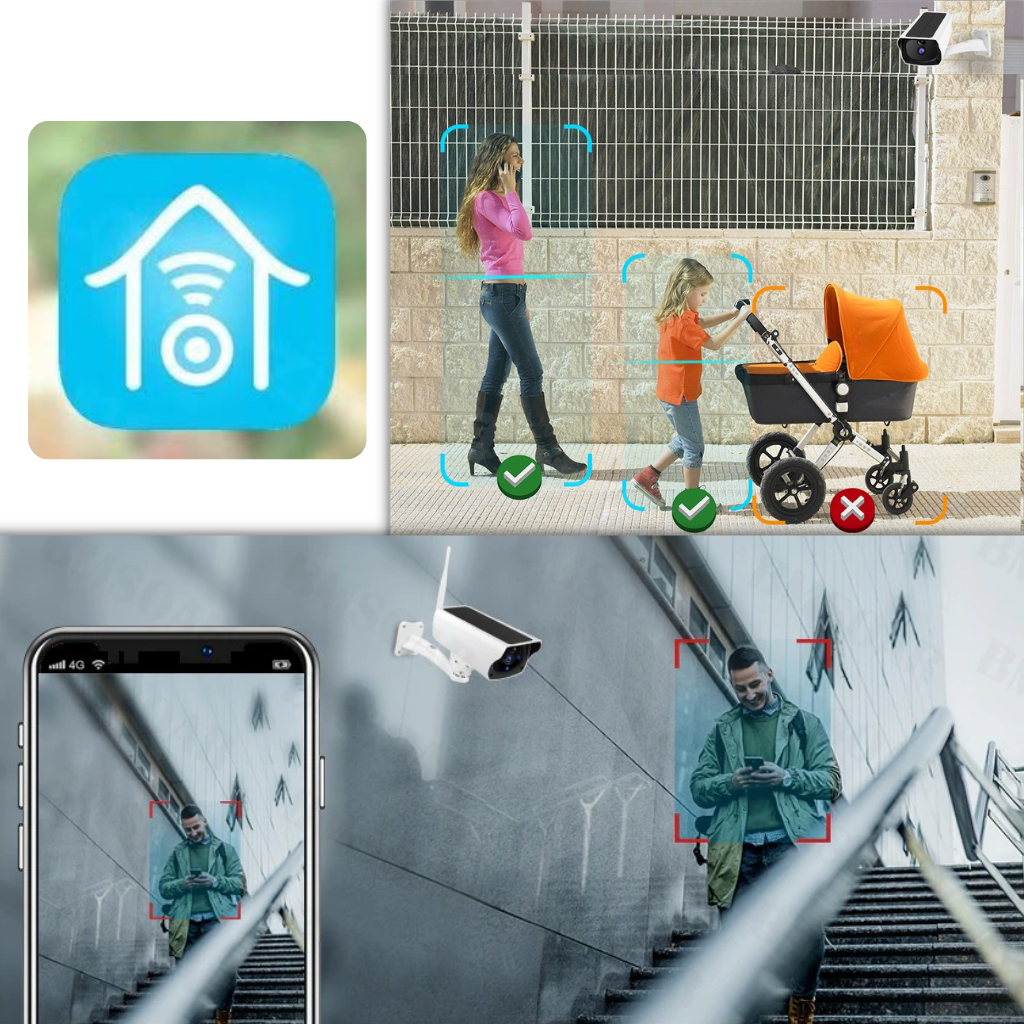 Caméra de surveillance solaire