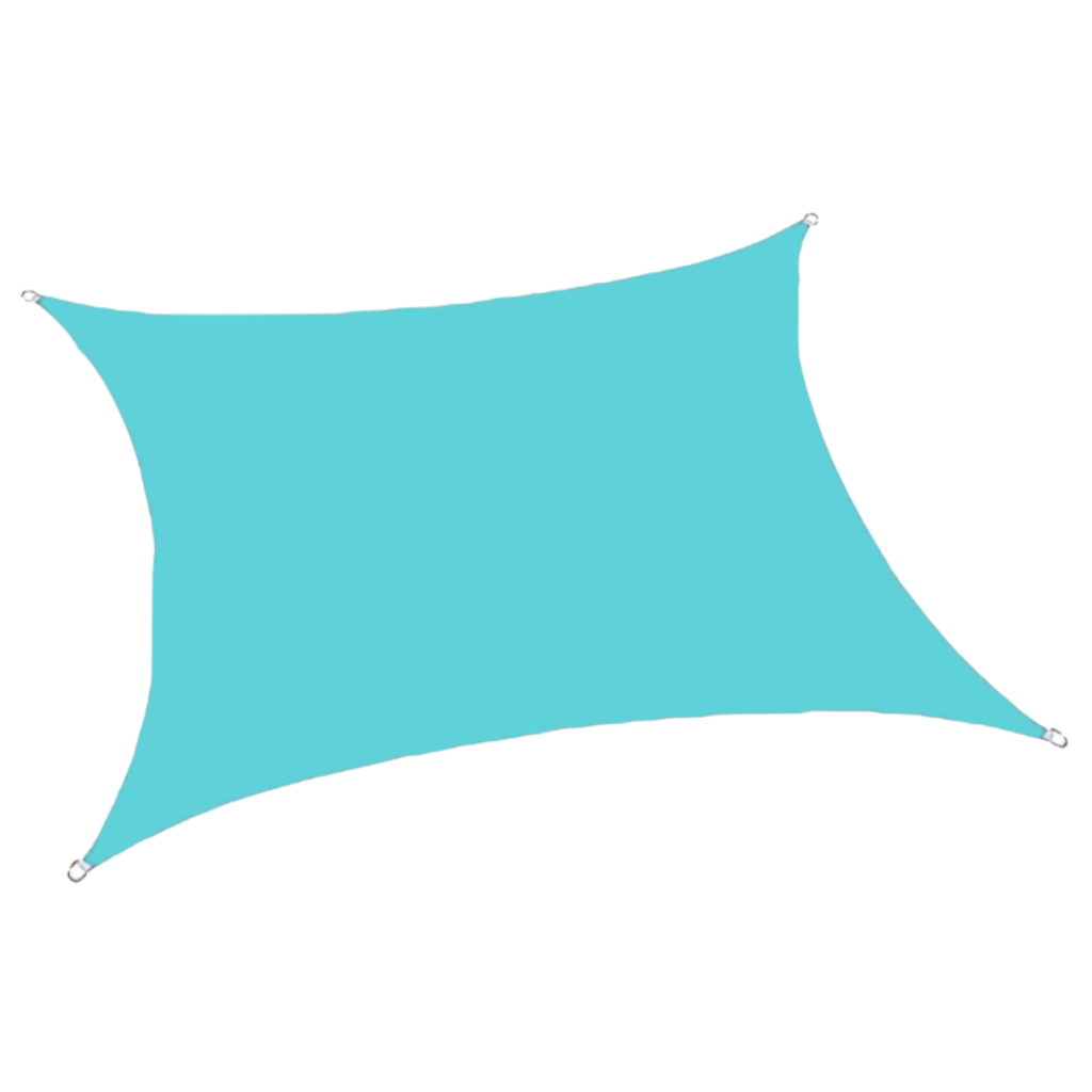 Voile d'ombrage rectangulaire résistant aux intempéries